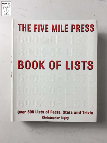 Christopher Rigby - Book Of Lists